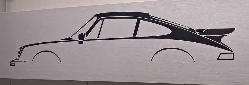 Porsche Wall Decor Indoor Vinyl