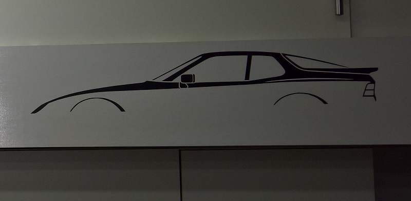 Porsche Wall Decor Indoor Vinyl