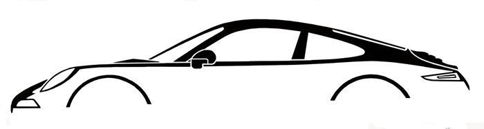 Porsche Wall Decor Indoor Vinyl