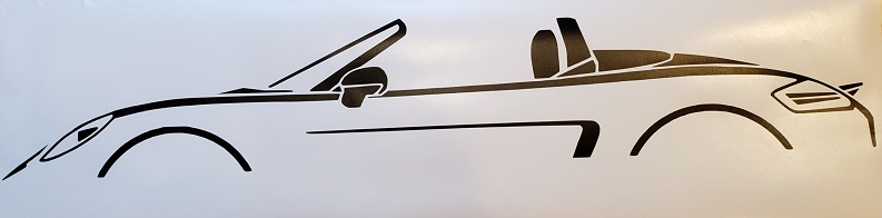 Porsche Wall Decor Indoor Vinyl