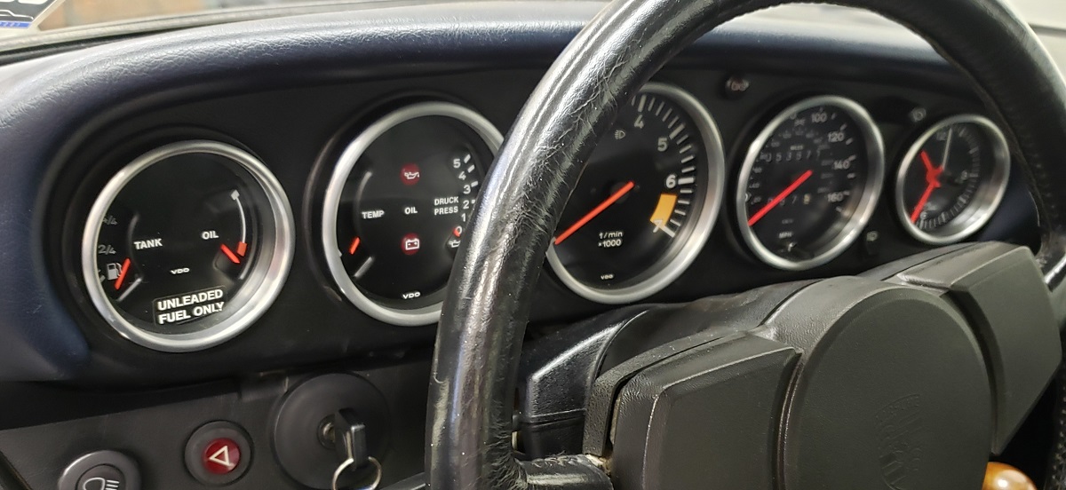 Porsche 911 Aluminum Gauge Trim Rings
